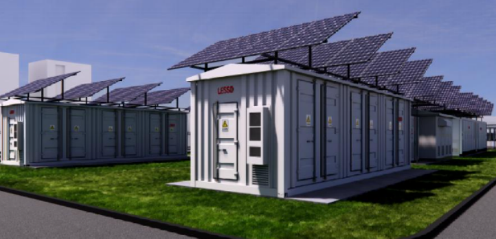 社区商店场景图（门口充电桩+店内设备）